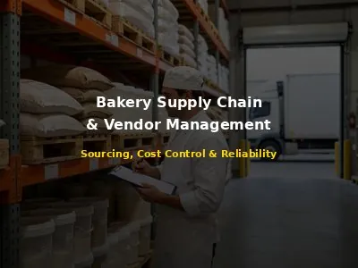 Bakery Supply Chain and Vendor Management Guide
