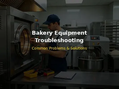Bakery Equipment Troubleshooting Common Problems and Solutions